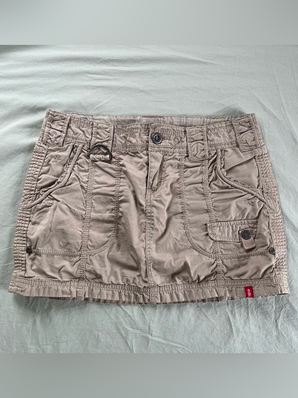 Esprit Beige/Tan Cargo Mini Skirt